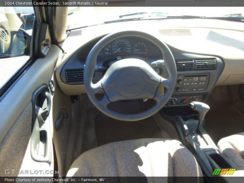 Sandrift Metallic / Neutral 2004 Chevrolet Cavalier Sedan