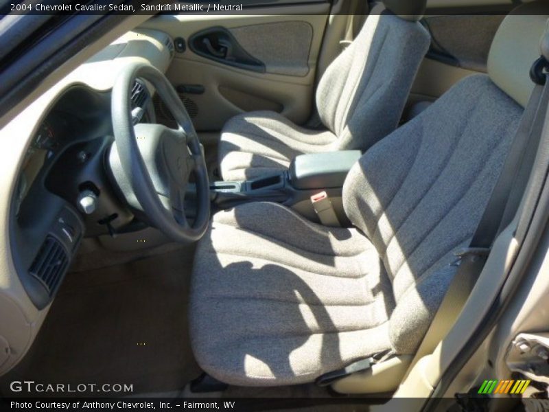 Sandrift Metallic / Neutral 2004 Chevrolet Cavalier Sedan