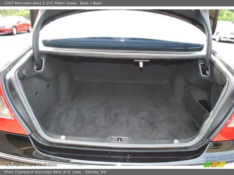 Black / Black 2007 Mercedes-Benz E 350 4Matic Sedan