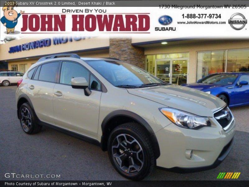 Desert Khaki / Black 2013 Subaru XV Crosstrek 2.0 Limited