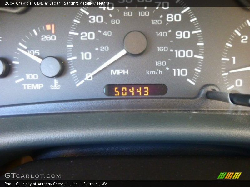 Sandrift Metallic / Neutral 2004 Chevrolet Cavalier Sedan