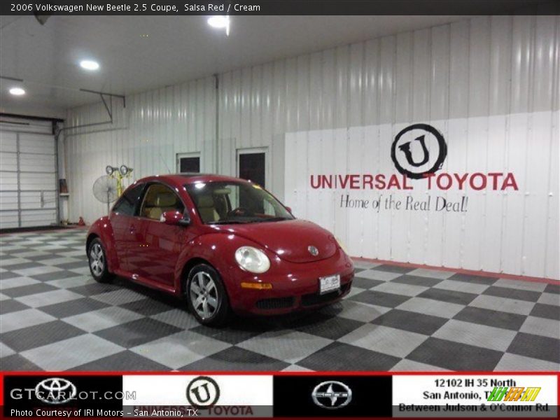 Salsa Red / Cream 2006 Volkswagen New Beetle 2.5 Coupe