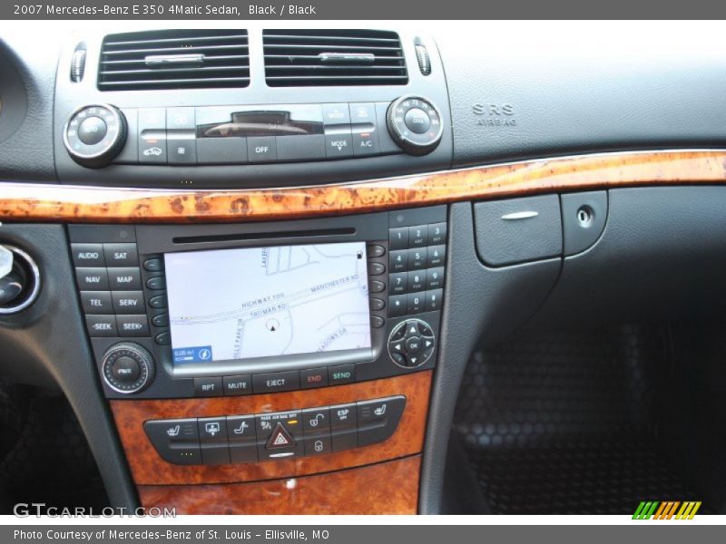 Black / Black 2007 Mercedes-Benz E 350 4Matic Sedan