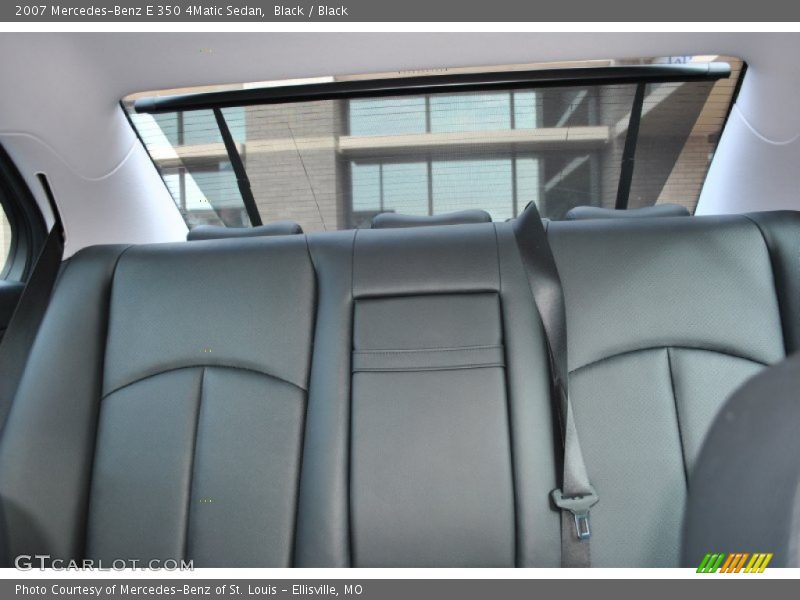 Black / Black 2007 Mercedes-Benz E 350 4Matic Sedan