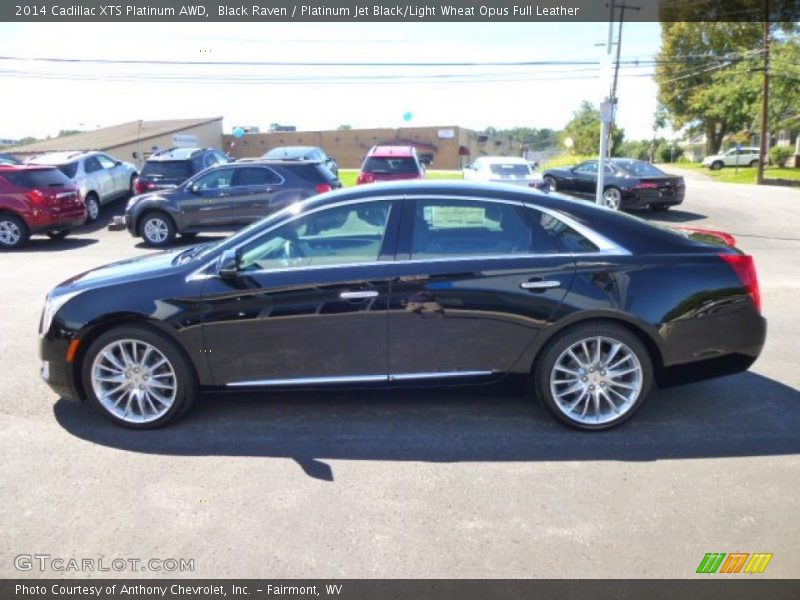 Black Raven / Platinum Jet Black/Light Wheat Opus Full Leather 2014 Cadillac XTS Platinum AWD