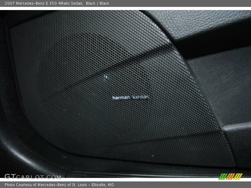 Black / Black 2007 Mercedes-Benz E 350 4Matic Sedan