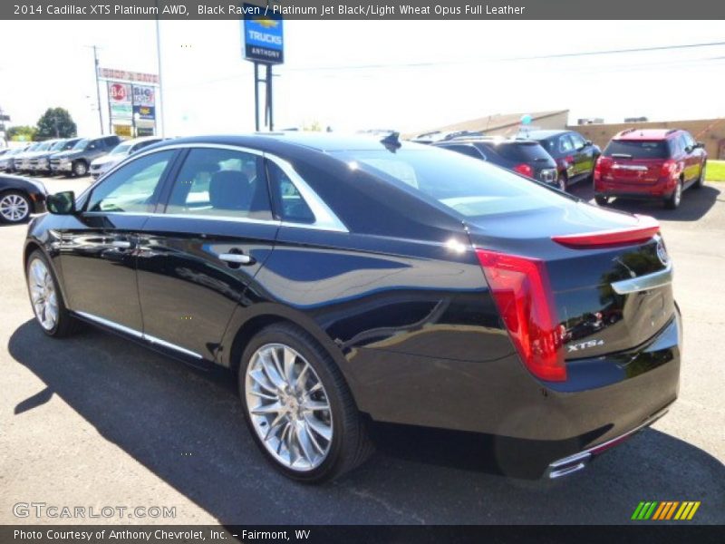 Black Raven / Platinum Jet Black/Light Wheat Opus Full Leather 2014 Cadillac XTS Platinum AWD