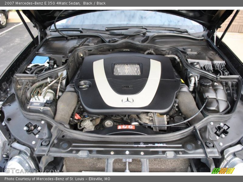 Black / Black 2007 Mercedes-Benz E 350 4Matic Sedan