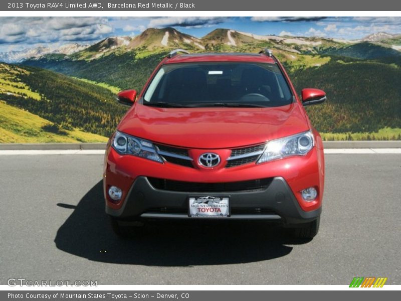 Barcelona Red Metallic / Black 2013 Toyota RAV4 Limited AWD