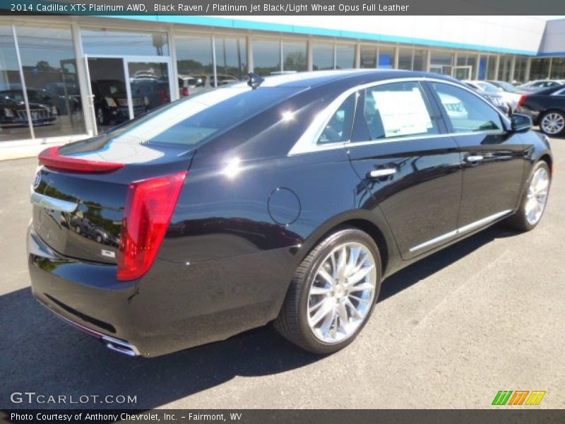 Black Raven / Platinum Jet Black/Light Wheat Opus Full Leather 2014 Cadillac XTS Platinum AWD