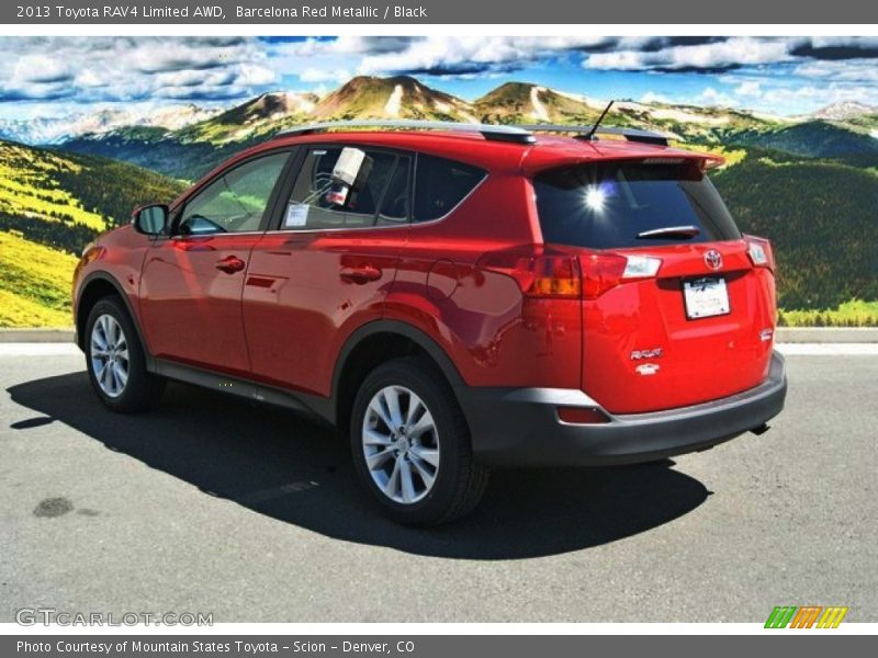 Barcelona Red Metallic / Black 2013 Toyota RAV4 Limited AWD