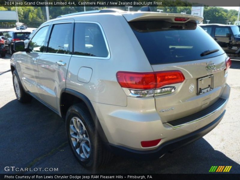 Cashmere Pearl / New Zealand Black/Light Frost 2014 Jeep Grand Cherokee Limited 4x4