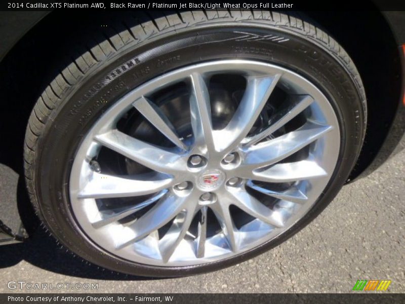 Black Raven / Platinum Jet Black/Light Wheat Opus Full Leather 2014 Cadillac XTS Platinum AWD