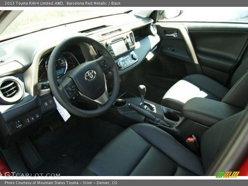 Barcelona Red Metallic / Black 2013 Toyota RAV4 Limited AWD