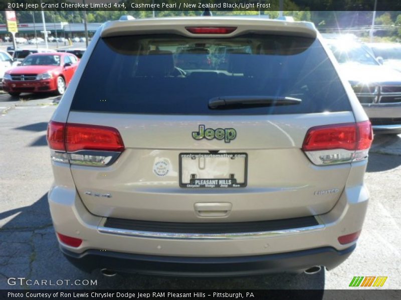 Cashmere Pearl / New Zealand Black/Light Frost 2014 Jeep Grand Cherokee Limited 4x4
