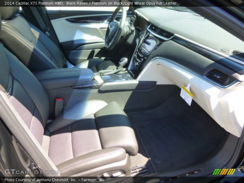 Black Raven / Platinum Jet Black/Light Wheat Opus Full Leather 2014 Cadillac XTS Platinum AWD
