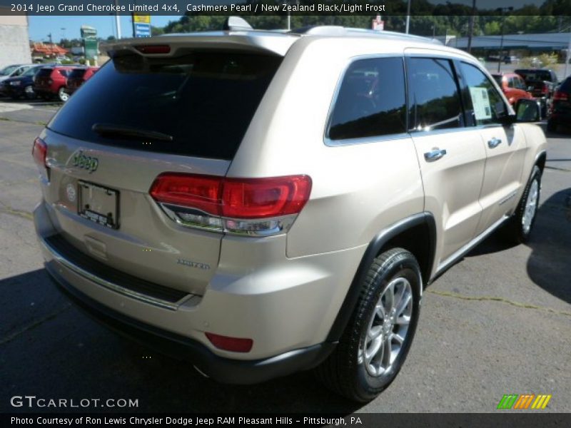 Cashmere Pearl / New Zealand Black/Light Frost 2014 Jeep Grand Cherokee Limited 4x4