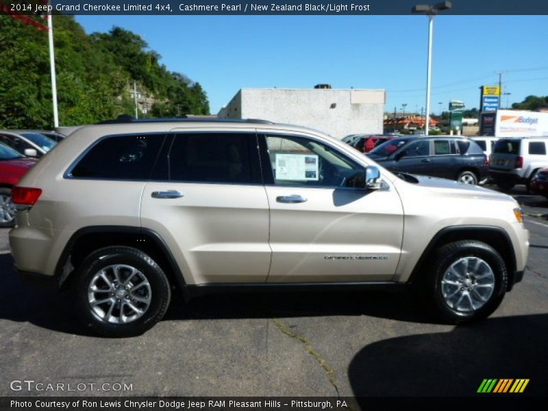 Cashmere Pearl / New Zealand Black/Light Frost 2014 Jeep Grand Cherokee Limited 4x4