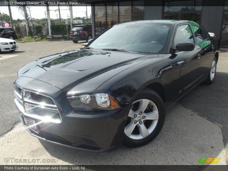 Pitch Black / Black 2012 Dodge Charger SE
