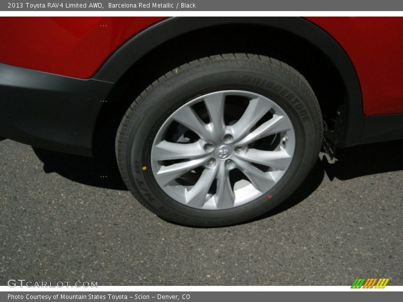Barcelona Red Metallic / Black 2013 Toyota RAV4 Limited AWD