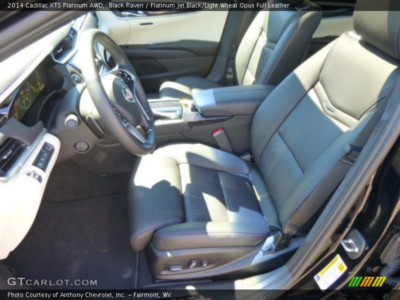 Black Raven / Platinum Jet Black/Light Wheat Opus Full Leather 2014 Cadillac XTS Platinum AWD