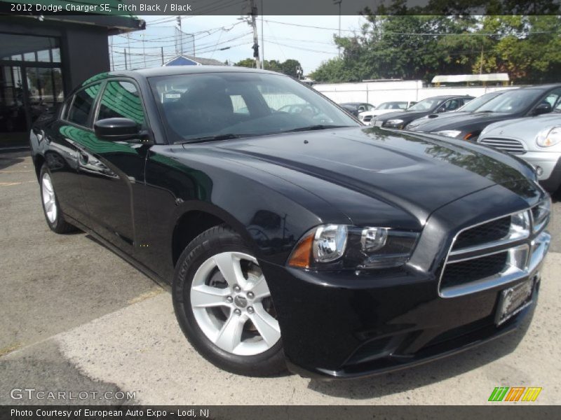 Pitch Black / Black 2012 Dodge Charger SE