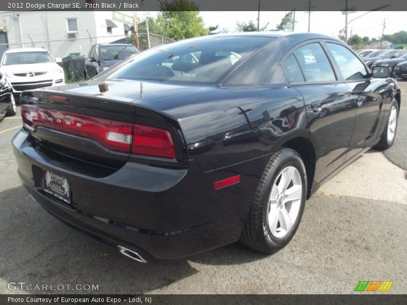Pitch Black / Black 2012 Dodge Charger SE