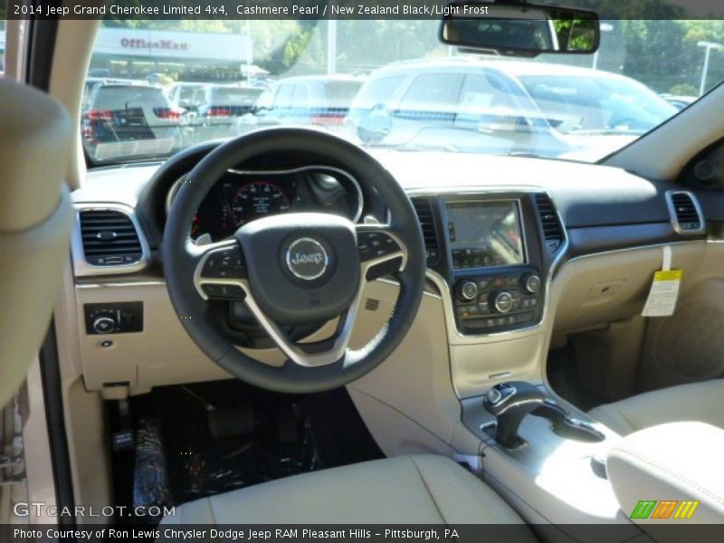 Cashmere Pearl / New Zealand Black/Light Frost 2014 Jeep Grand Cherokee Limited 4x4