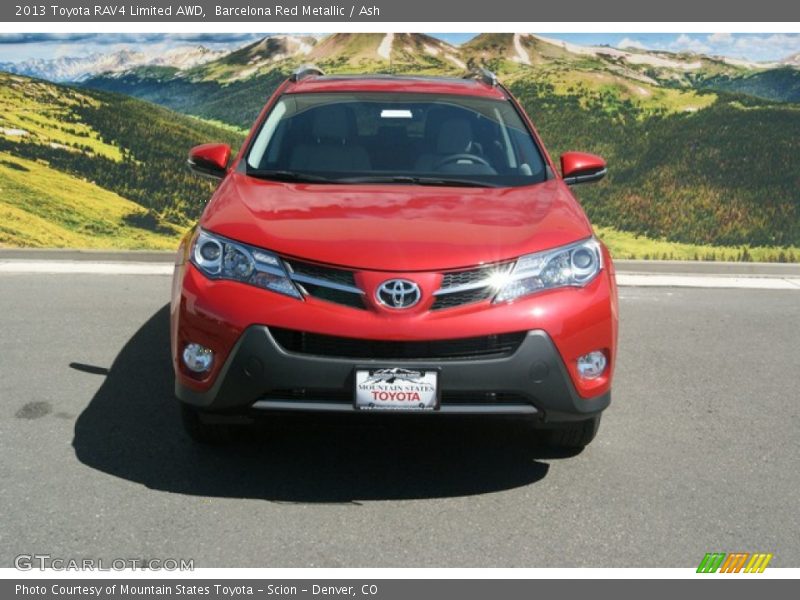 Barcelona Red Metallic / Ash 2013 Toyota RAV4 Limited AWD