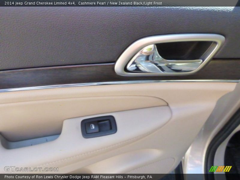 Cashmere Pearl / New Zealand Black/Light Frost 2014 Jeep Grand Cherokee Limited 4x4