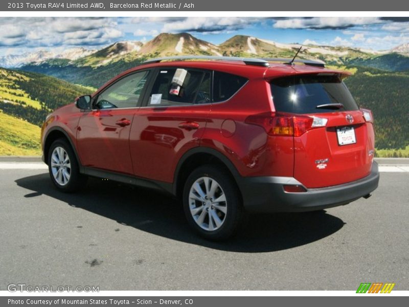 Barcelona Red Metallic / Ash 2013 Toyota RAV4 Limited AWD