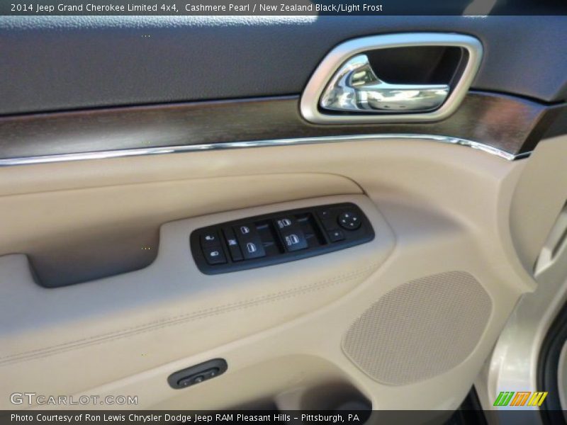 Cashmere Pearl / New Zealand Black/Light Frost 2014 Jeep Grand Cherokee Limited 4x4