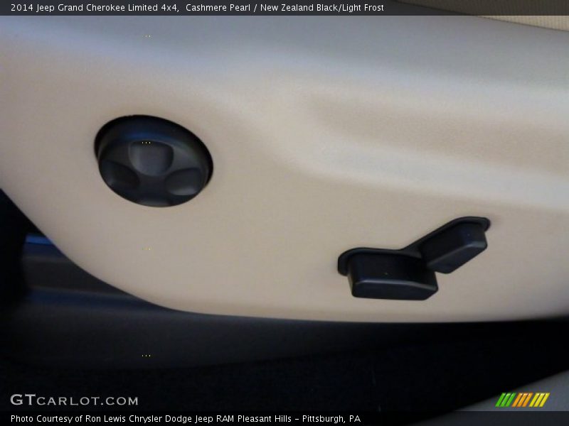 Cashmere Pearl / New Zealand Black/Light Frost 2014 Jeep Grand Cherokee Limited 4x4