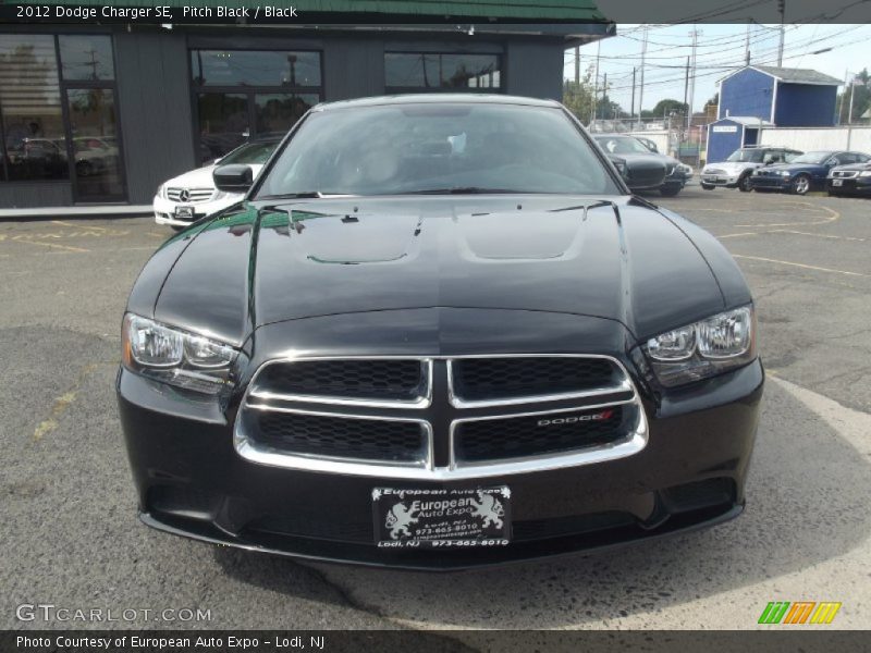 Pitch Black / Black 2012 Dodge Charger SE