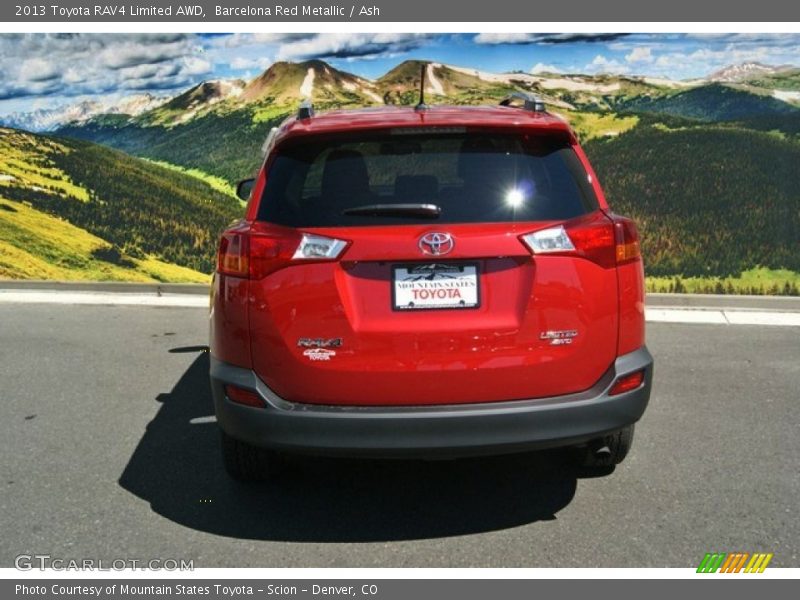 Barcelona Red Metallic / Ash 2013 Toyota RAV4 Limited AWD
