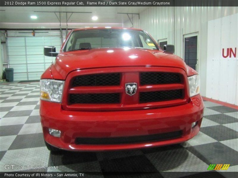 Flame Red / Dark Slate Gray/Medium Graystone 2012 Dodge Ram 1500 Express Regular Cab