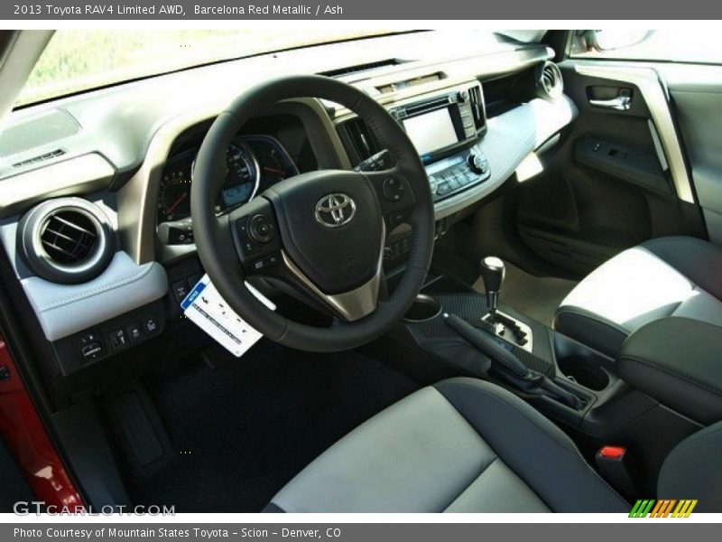 Barcelona Red Metallic / Ash 2013 Toyota RAV4 Limited AWD