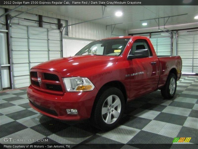 Flame Red / Dark Slate Gray/Medium Graystone 2012 Dodge Ram 1500 Express Regular Cab