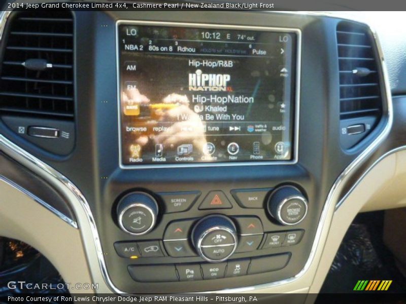 Cashmere Pearl / New Zealand Black/Light Frost 2014 Jeep Grand Cherokee Limited 4x4