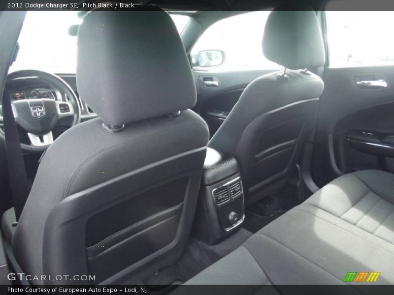 Pitch Black / Black 2012 Dodge Charger SE