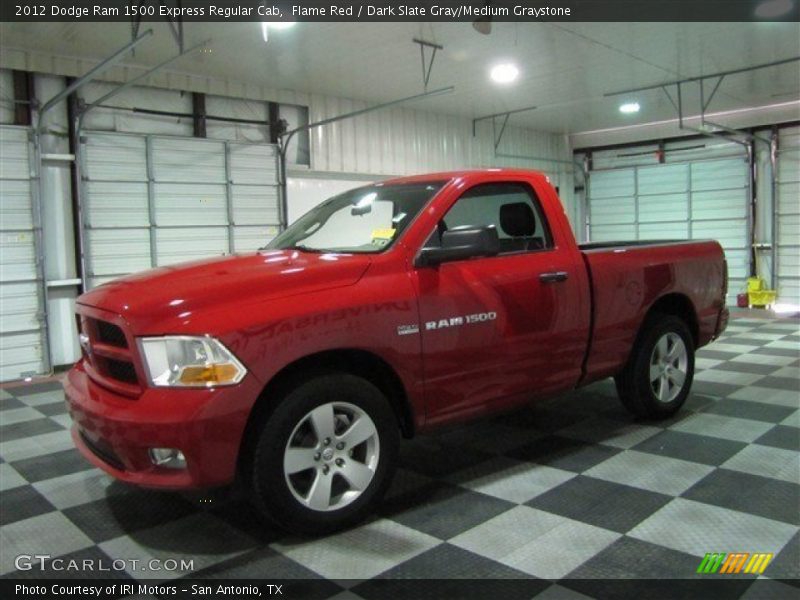 Flame Red / Dark Slate Gray/Medium Graystone 2012 Dodge Ram 1500 Express Regular Cab