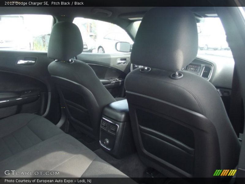 Pitch Black / Black 2012 Dodge Charger SE
