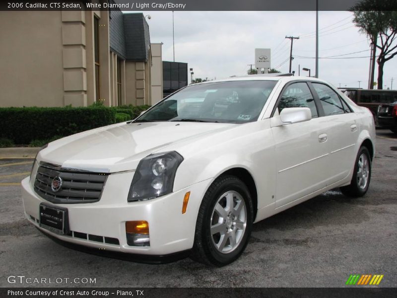 White Diamond / Light Gray/Ebony 2006 Cadillac CTS Sedan