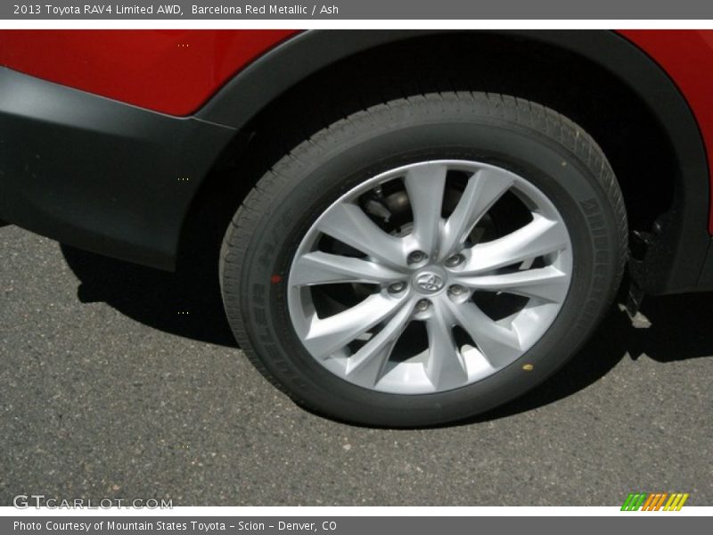Barcelona Red Metallic / Ash 2013 Toyota RAV4 Limited AWD