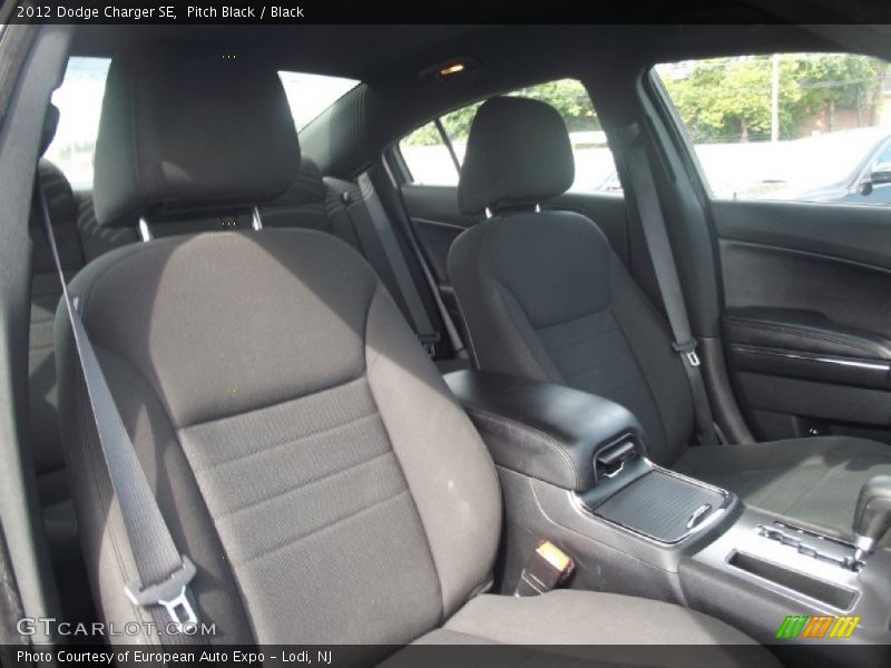 Pitch Black / Black 2012 Dodge Charger SE