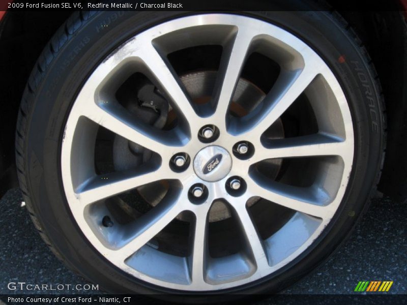 Redfire Metallic / Charcoal Black 2009 Ford Fusion SEL V6