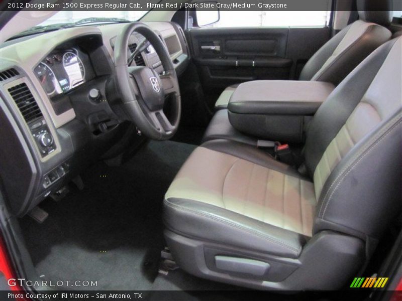 Flame Red / Dark Slate Gray/Medium Graystone 2012 Dodge Ram 1500 Express Regular Cab