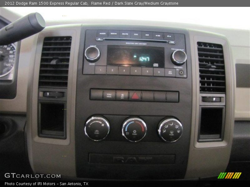 Flame Red / Dark Slate Gray/Medium Graystone 2012 Dodge Ram 1500 Express Regular Cab