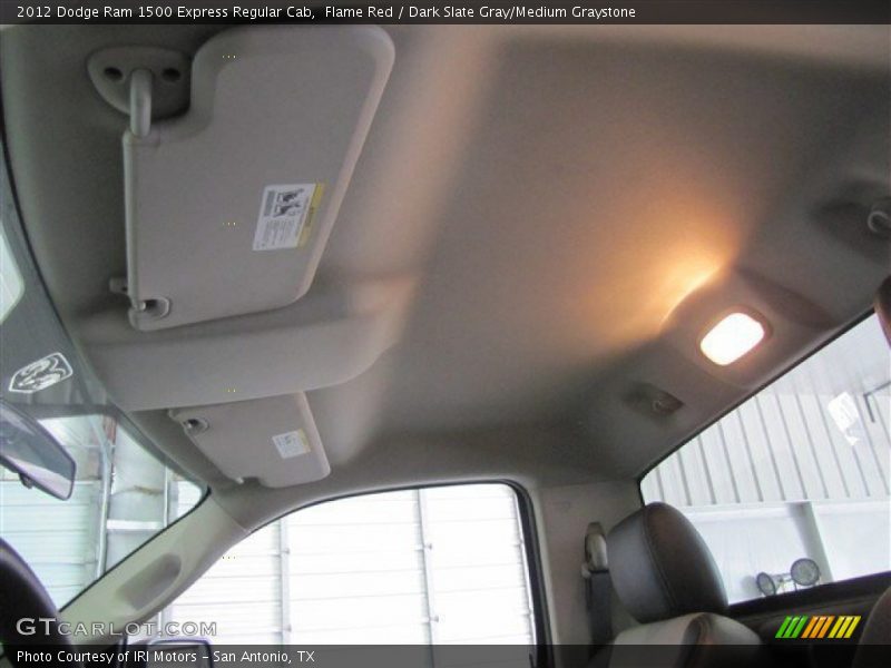 Flame Red / Dark Slate Gray/Medium Graystone 2012 Dodge Ram 1500 Express Regular Cab
