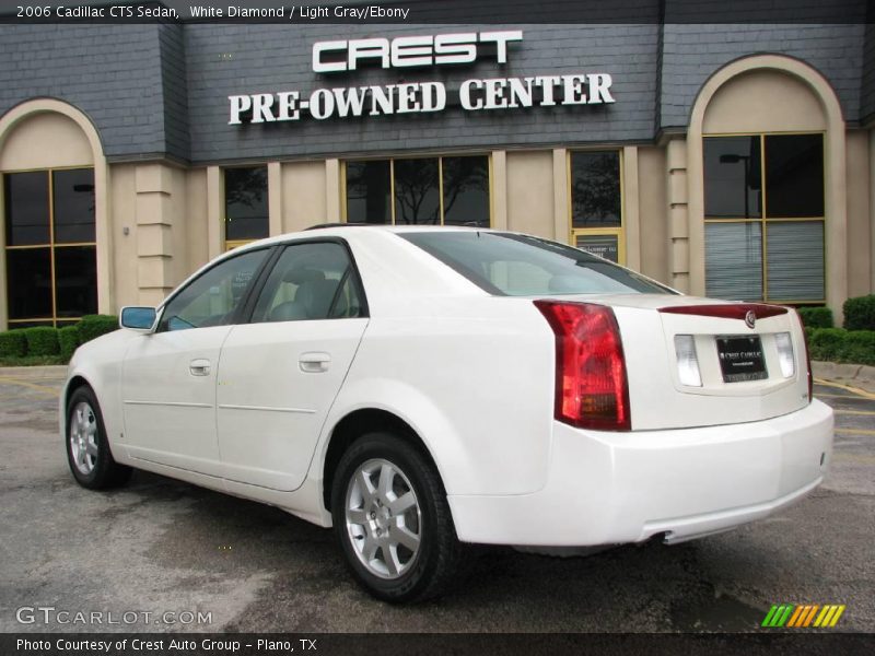 White Diamond / Light Gray/Ebony 2006 Cadillac CTS Sedan